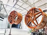 POWDER COATING WHEELS